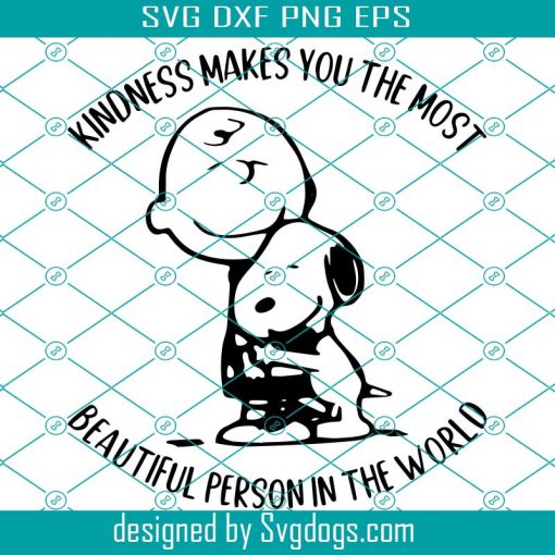 Inspired by Charlie Brown SVG, Digital Cut File, Quote SVG,PNG,Studio 3 with Kindness Beautiful svg, Cricut Cut File