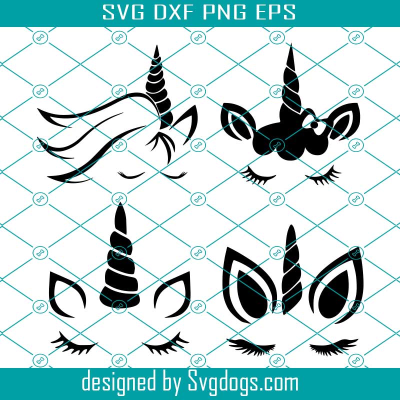 Download Unicorn Head Svg Bow Svg Eyelashes Svg Kids Crafts Svg Scrapbooking Svg Vinyl Cricut Digital Svgdogs PSD Mockup Templates