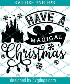 Have a Magical Christmas svg, Inspired by Mickey Mouse svg, Minnie Mouse Svg, Disney svg, Buffalo Plaid svg, commercial use svg