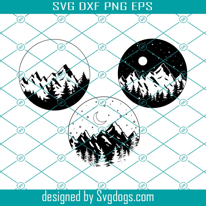 Free Free 221 Mountain Tree Svg SVG PNG EPS DXF File