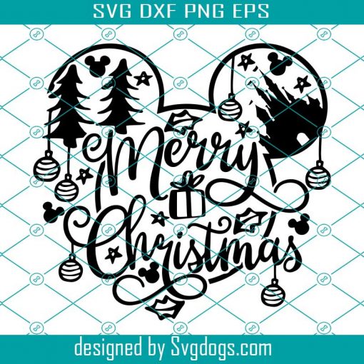 Download Merry Christmas Svg Inspired By Disney Svg Png Sublimation Graphic Mickey Doodle Svg Mickey Head Svg Castle Svg Disney Commercial Use File Svgdogs PSD Mockup Templates