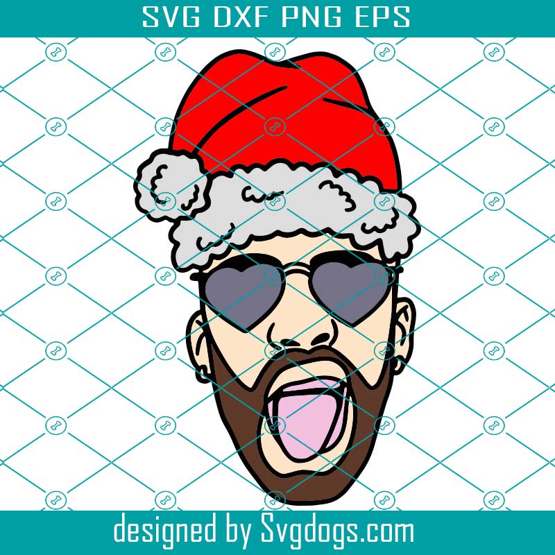 Bad bunny Christmas svg, Bad bunny face mask SVG, Bad ...