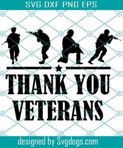 Thank You Veterans Svg, Veteran Svg, Military Svg, Veterans Day Svg, Veterans Svg, American Flag Svg, Svg Files for Cricut, Patriotic Svg