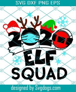 Elf squad 2020 quarantine svg, Christmas decor, Face mask, toilet paper, reindeer antlers, Elf mask design, Svg files for cricut, Iron on