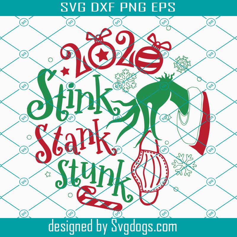 Download 2020 stink stank stunk svg, Circle Tile Ornament Christmas ...