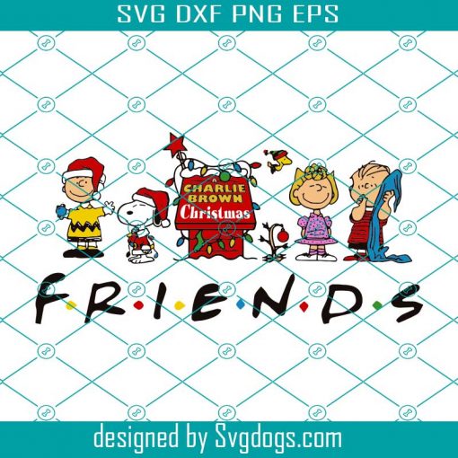 Charlie Brown Friends Holiday Svg, Snoopy Svg, Chirtmas Svg, Friends Svg, Holiday Svg