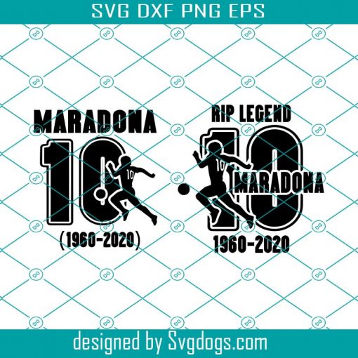 Maradona SVG , Diego Maradona png, RIP Maradona 1960 SVG, Maradona Soccer svg