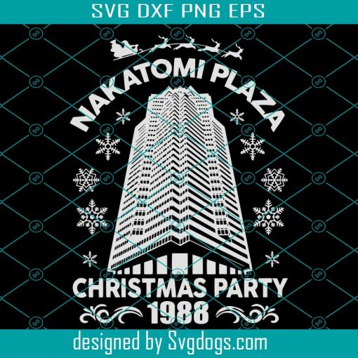 Die Hard Nakatomi Plaza Christmas Party 1988 SVG, Christmas Svg