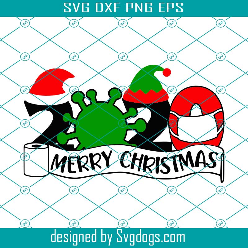 Download 2020 mask quarantine Christmas svg, Merry Christmas svg ...