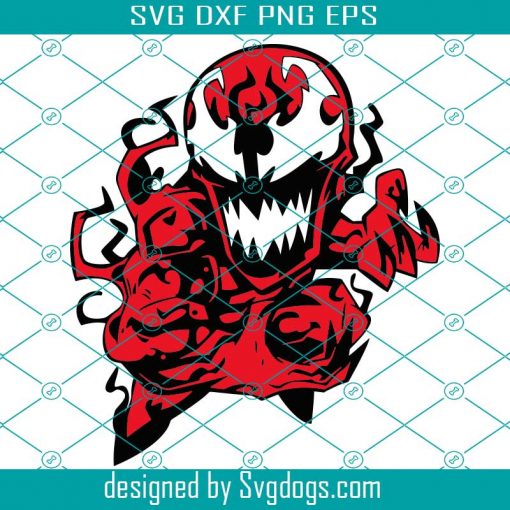 Carnage Svg, venom spiderman svg, venom svg, spiderman svg, vector, clipart