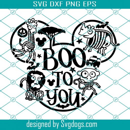 Boo to Zoo SVG, Studio 3 Inspired By Disney SVG, Disney Halloween SVG