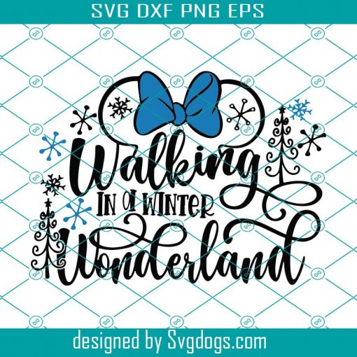 Disney Christmas Svg, Minnie ChristmasSvg, Christmas Disney Svg, Winter Wonderland Svg