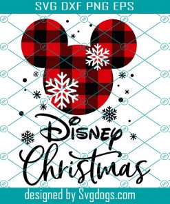 Disney Christmas Svg, Buffalo Plaid Svg, Plaid Svg, Christmas svg, Disney svg