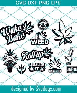 Cannabis Bundle, Logo Vinyl Stencil svg, Weed Clipart Print, Cannabis SVG PNG, Cricut Cutting files, Silhouette Cameo, Weed SVG, 420 Svg, Ai