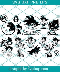 Goku Svg, Dragon Ball Z Svg, Goku Anime Svg, file for cricut, Anime sv