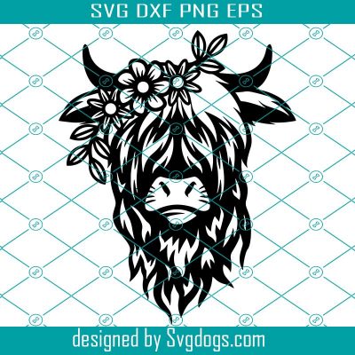 Highland Cow svg, Highland Heifer svg, Cow image, Cow Png, Cow with ...