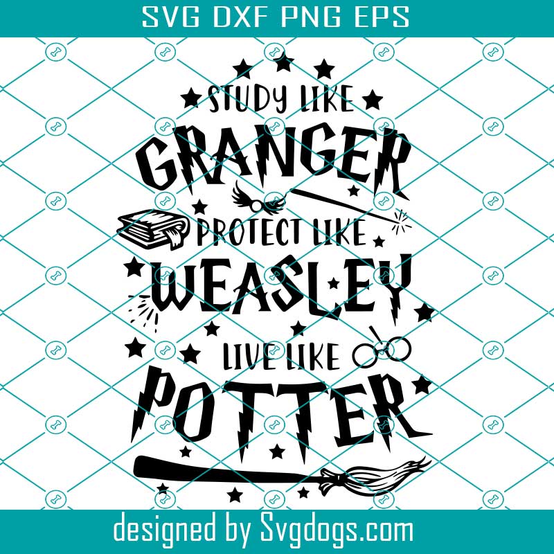 Download Study Like Granger Svg Harry Potter Svg Wizard Svg Muggle Cut File Silhouette Quotes Files Clipart Cricut Svgdogs