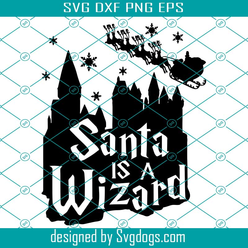 Download Santa Is A Wizard Svg Harry Potter Svg Santa Svg Chirtmas Svg Svgdogs