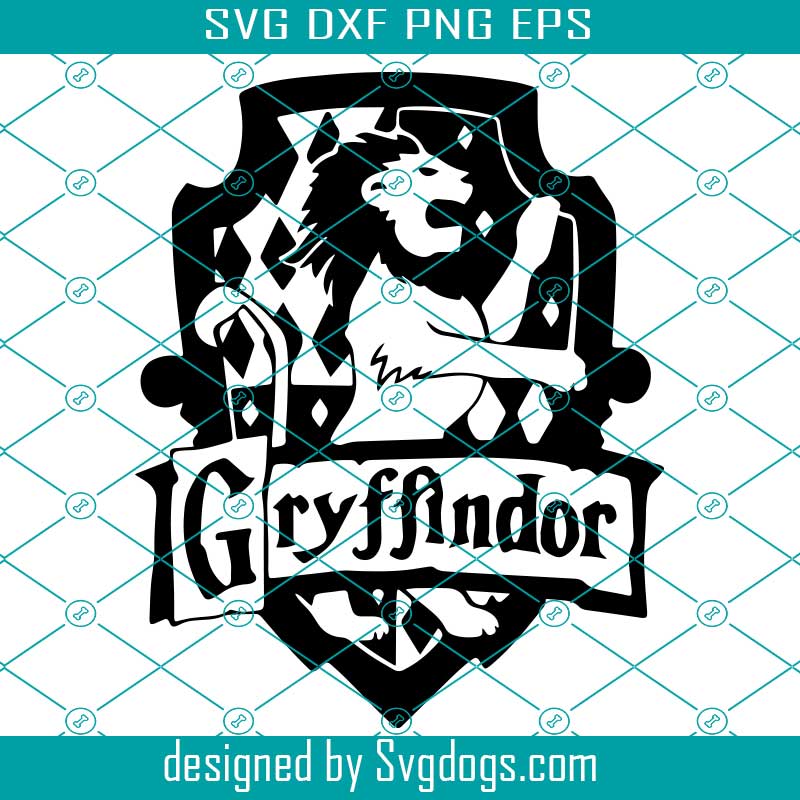 Gryffindor Svg Harry Potter Svg Gryffindor Logo Lion Svg Svgdogs