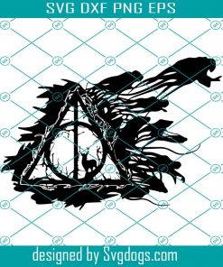 Deathly Hallows with Shadow Hunters Svg, Harry Potter svg, Wizard svg, Muggle  Svg