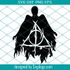 Deathly Hallows with Deer Svg, Harry Potter Svg, Deer Svg