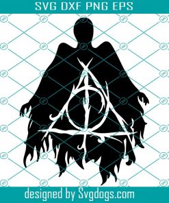 Deathly Hallows with Shadow Hunter Svg, Harry Potter Svg , Hunter Svg