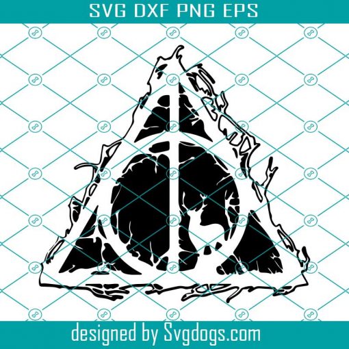 Deathly Hallows with Deer Svg, Harry Potter Svg, Deer Svg