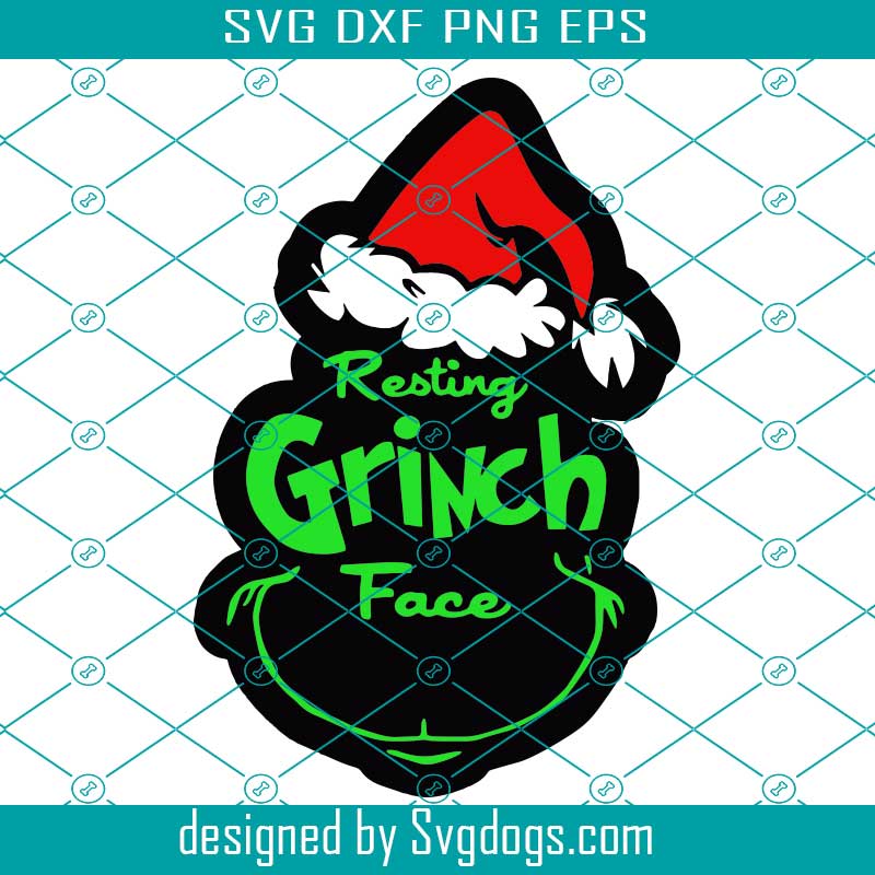 Download Resting Grinch Face Dr Seuss Svg Chirtmas Svg Grinch Svg Svgdogs