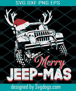 Christmas Merry Jeepmas or Jeepmas Funny Jeep Lover Christmas Svg, Santa Claus, Christmas, Christmas Svg, Christmas Svg Files