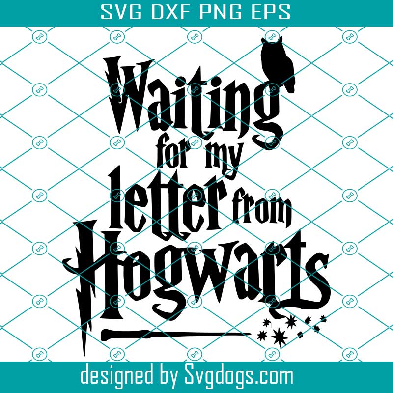 Waiting For My Letter From Hogwarts Svg, Harry Potter Svg , Wizard Svg,  Muggle Svg