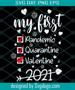 My First Valentine Svg, Baby Valentines Svg, 1st Valentines Day Svg, Baby Onesies Svg, 2021 Valentines Day Gift