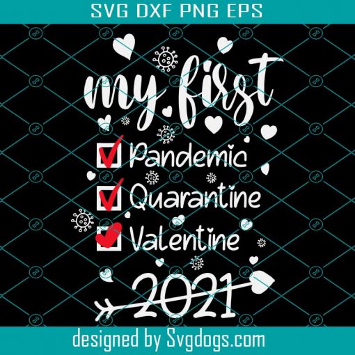 My First Valentine Svg, Baby Valentines Svg, 1st Valentines Day Svg, Baby Onesies Svg, 2021 Valentines Day Gift