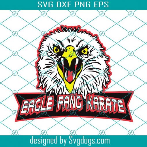 Eagle Fang Svg, Cobra Kai Karate Kid Svg, Png