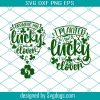 Growing my Lucky Clover Svg, St Patricks day Svg, St Patrick Pregnancy Announcement Svg, Couples Pregnancy Svg