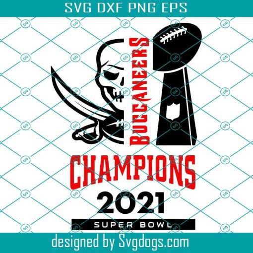 Buccaneers SVG, Tampa bay buccaneers SVG, Buccaneers Super Bowl 2021 Svg, NFL Sports Logo Svg