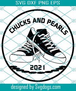 Chucks And Pearls Vector Svg, Cricut Machine Svg, Jpg, Ai, Pdf, Dxf, Eps, Png Svg, Easy Download Svg