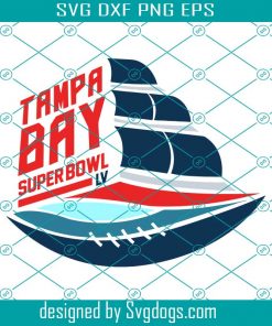 Tampa Bay Super Bowl LV Layer Top Svg, Drink Koozies Svg, Sports Apparel Svg, Mugs Svg