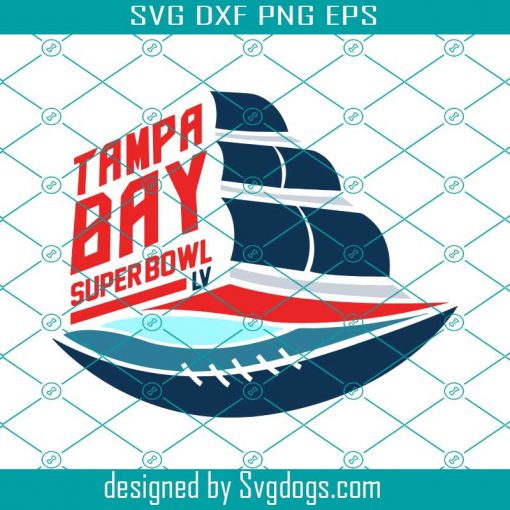 Tampa Bay Super Bowl LV Layer Top Svg, Drink Koozies Svg, Sports Apparel Svg, Mugs Svg