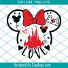 Disney Believe Svg, Minnie Svg, Mickey Mouse Svg, Disney Lovers Svg, Love Svg, Valentines Day Svg