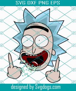 Funny Face Rick And Morty Svg, Trending Svg, Rick And Morty Svg, Rick Svg, Morty Svg, Cartoon Svg, Cartoon Characters Svg, Funny Rick Svg
