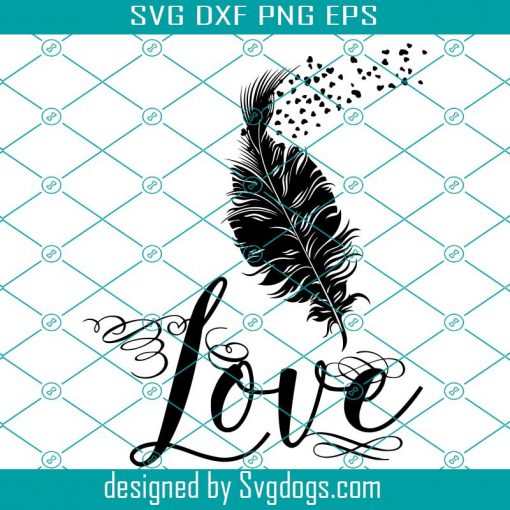 Love Svg, Valentine Svg, Trending Svg, Trending Now, Feather, Feather Shirts, Feather Gifts, Feather Vector, Black Feather, Diy Crafts, Svg Files