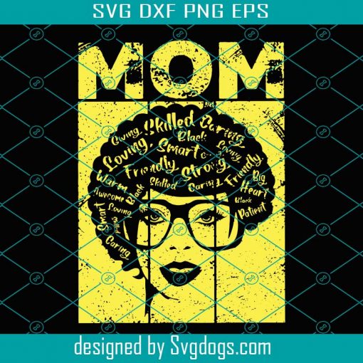 Black Woman Mom Afro Retro Svg, Mother Day Svg, Black Woman Svg, Black Mom Svg, Mom Svg, Mother Svg