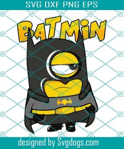 Batman Svg, Father’s Day Svg, Bat Min Svg, Bat Man Svg, Minion Svg, Minion Batman Svg, Birthday Boy Svg, Super Heroes Svg, Birthday Gift Svg