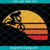 Mountain Bike Vintage Svg, Biking Cycling Biker Svg