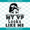 My VP Looks Like Me Gift Svg, Youth Toddlers Inauguration Svg, Girl Svg