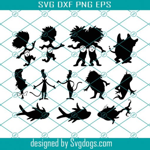 Dr Seuss Bundle Svg , Cat In The Hat Svg, Cat In The Hat Svg File For Cut, Cat In The Hat Svg