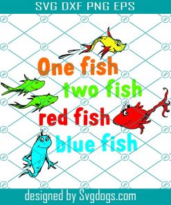 One Fish Two Fish Red Fish Blue Fish Svg, Cat In The Hat Svg, Cat in the hat svg file for cut, Cat in the hat silhouette