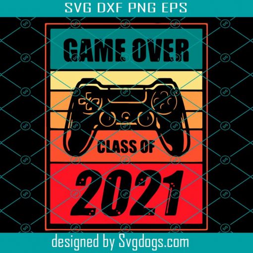 Class Of 2021 Graduation Svg, Trending Svg, Gamer Senior Student Svg, Retro Vintage Svg, Gaming Vintage Svg, Gamer Svg, Video Game Svg