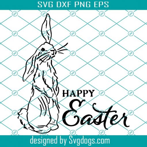 Happy Easter Svg, Easter Svg, Easter Bunny Svg, Happy Easter Day, Cute Bunny Svg, Easter Rabbit Svg, Bunny Svg, Rabbit Svg, Easter Day Svg