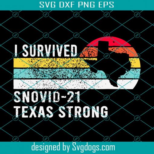 I Survived Snovid-21 Texas Snow Storm 2021 Svg, Trending Svg, Texas Snow Storm Svg, Texas Storm Svg, Snovid 21 Svg, I Survived Svg